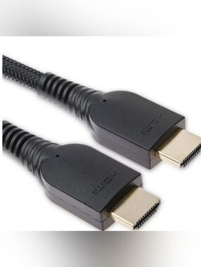 Swatch Black Braided HDMI Cable for Gaming & Consoles